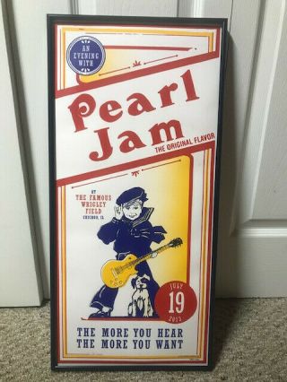 Pearl Jam Wrigley Cracker Jack Poster