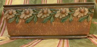 Roseville Arts & Crafts Dahlrose 16” Window Box Planter Rare,  Minty & Biggest