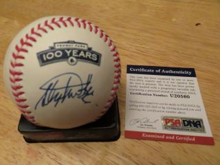 Horror Author Stephen King Signed Fenway Park 100 Years Baseball Psa Red Sox