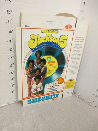 cereal box 1971 POST ALPHA BITS Jackson 5 Michael Jackson premium 33 record 2