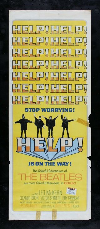Help ✯ Cinemasterpieces 1965 Movie Poster The Beatles