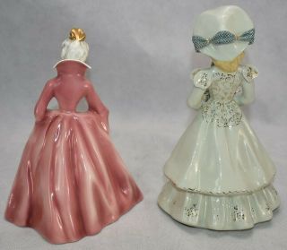 Florence Ceramics California Pottery Her Majesty And Meg Porcelain Figurines 2