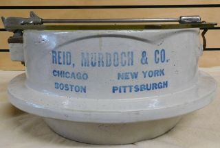 Antique Red Wing Advertising Reid,  Murdoch & Co.  Stoneware Pickle Crock (th517)