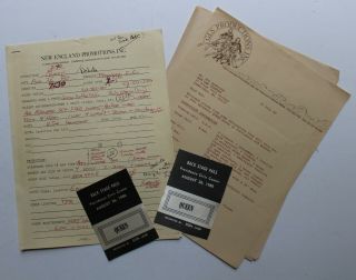 Queen Freddie Mercury 2 Orig Backstage Pass Passes 1980 & Tour Rider Contract