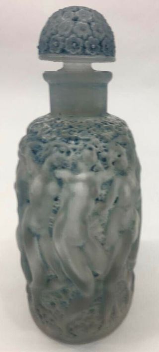 c1937 R Lalique Molinard Calendal Nude Bacchantes Style Perfume Bottle 2
