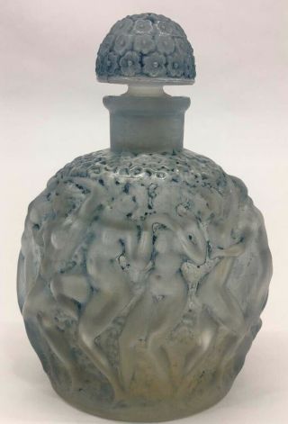 c1937 R Lalique Molinard Calendal Nude Bacchantes Style Perfume Bottle 3
