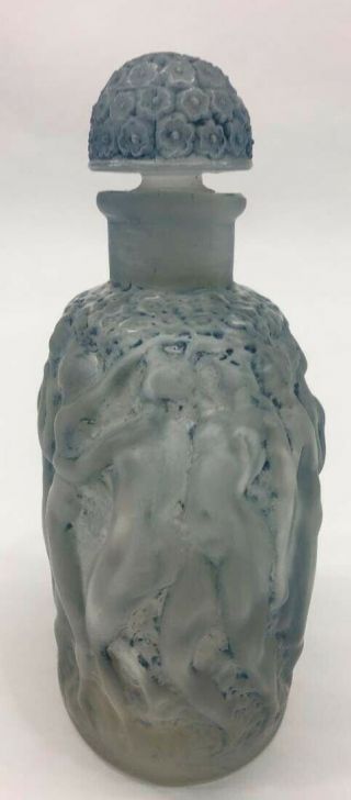 c1937 R Lalique Molinard Calendal Nude Bacchantes Style Perfume Bottle 4