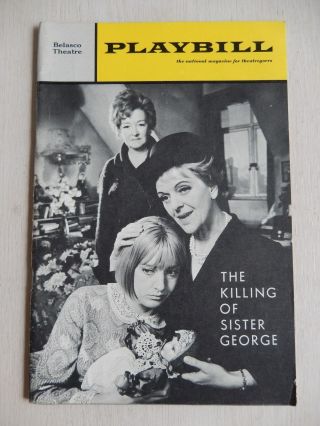 October 1966 - Belasco Theatre Playbill - The Killing Of Sister George - Reid