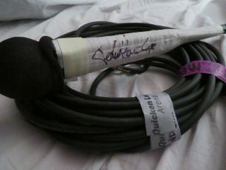 Kiss Paul Stanley Signed Microphone Aucoin End Of The Road Tour Cleveland Ohio