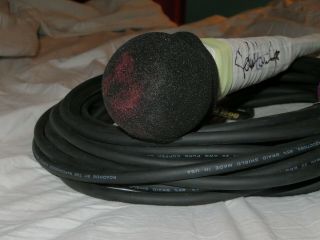 KISS Paul Stanley signed microphone aucoin End of the Road tour Cleveland Ohio 5
