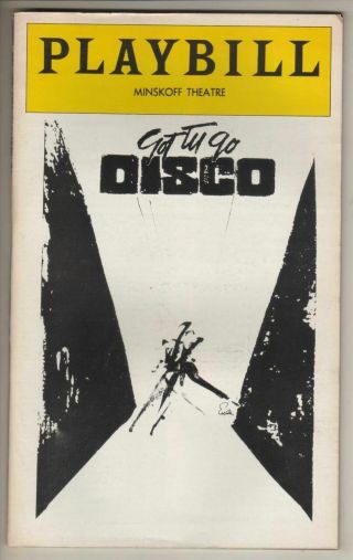 " Got Tu Go Disco " Flop Playbill 1979 Preview Irene Cara & Patrick Jude