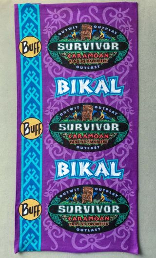 Survivor Buff - Season 26 Caramoan (fans Vs Favorites) - Bikal Purple Tribe Buff
