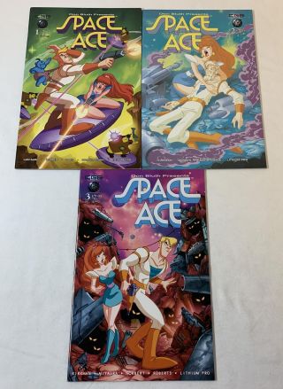 Crossgen Don Bluth Space Ace Comics 1 2 3 Full Set