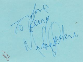 Michael Jackson Signed Vintage Autograph Page - Roger Epperson Qo