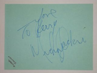 Michael Jackson signed vintage autograph page - Roger Epperson QO 2