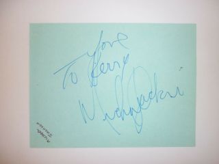 Michael Jackson signed vintage autograph page - Roger Epperson QO 5