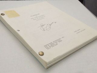 Farrah Fawcett Hand Signed Autograph Script The Burning Bed W/ History 1986