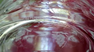 Rare William Yeoward Crystal Decanter Cordelia Grape Vine Wine w/Stopper 9