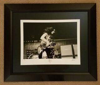 Jimmy Page Signed Autographed Fine Art Silver Gelatin 16x20 Print 19/50