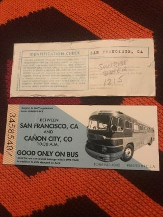 The Man In The High Castle Screen Hero Bus Tickets (tv,  Movie,  Prop)
