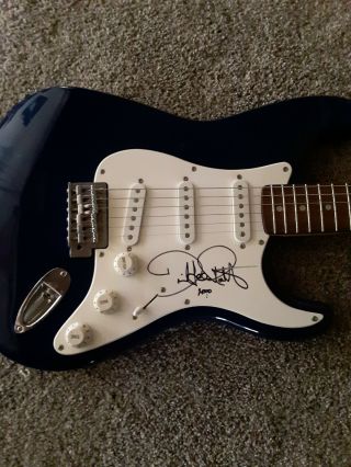 David Lee Roth Signed Fender Squier Guitar