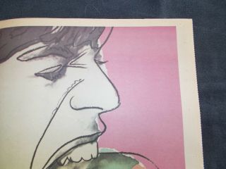 ,  1977 ROLLING STONES Poster Love You Live Album by Andy Warhol 6