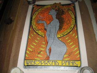Widespread Panic Signed By Band Summer Lady La 2011 Sperry S/n /325 Poster Prin
