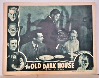 1932 The Old Dark House 1939 Rr Lobby Card Karloff Raymond Massey Gloria Stuart