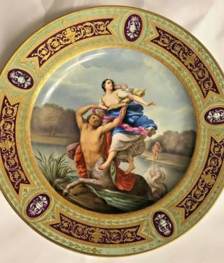 Factory Vienna Porcelain Plate 1808