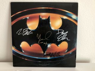 Batman 1989 Laserdisc Signed Michael Keaton,  Tim Burton,  Danny Elfman Rare