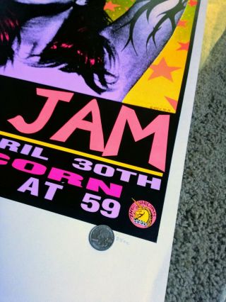 1992 Soundgarden / Pearl Jam Houston,  TX Concert Poster - Kozik (Pink Lady) 3