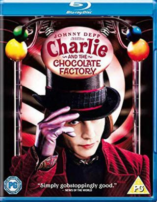 JOHNNY DEPP Signed Wonka,  Charlie & Chocolate Factory PROP,  DVD,  Frame,  UACC 8