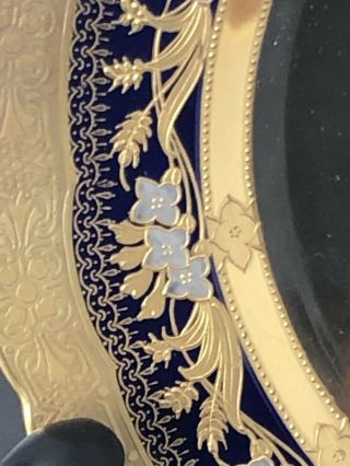 Antique Royal Vienna Porcelain Plate “Reflection” Signed Wagner 19c 5