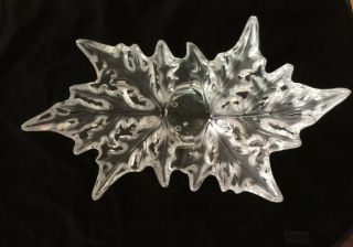 Fabulous Iconic Lalique Crystal Champs Elysees 18” Centerpiece Bowl Perfection