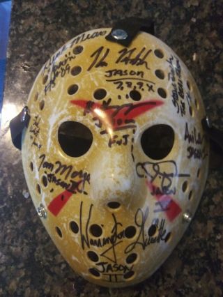 Multiple Signed Jason Mask X9