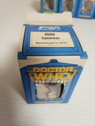 (8) FASA 1986 Doctor Who Miniatures 9501 9502 9503 9504 9507 9508 9511 9512 rare 5