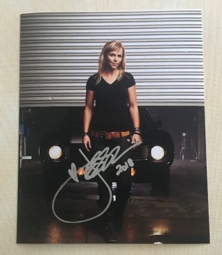 Tv Host & Fastest Woman On Four Wheels Jessi Combs Signed Autographed 8x10 Photo