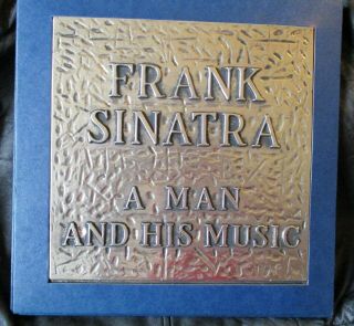 Frank Sinatra 1965 Signed Autographed A Man And His Music Box Lp