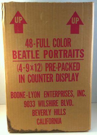 BEATLES 1964 Beatle Buddies Counter Top Display,  Portait Set 7