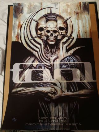 Tool @ Duluth 2016 Concert Poster Merch By Adi Granov