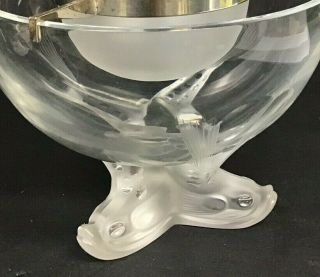 Lalique Caviar Bowl With Fish 4
