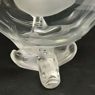 Lalique Caviar Bowl With Fish 5