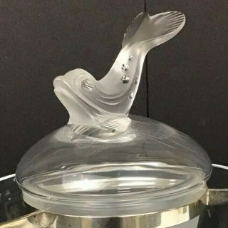 Lalique Caviar Bowl With Fish 6