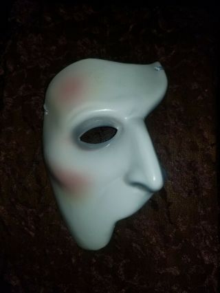 Phantom Of The Opera Ceramic Mask Clay Art 4 - 21 - 1989 R.  U.  G.  Broadway Musical