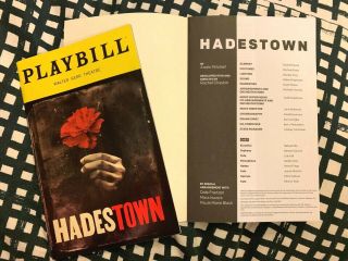 Hadestown Broadway & Off - Broadway Playbills Highly Collectible Casts