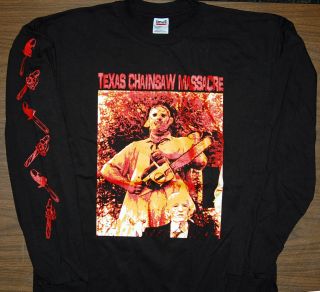 Vintage Texas Chainsaw Massacre Long Sleeve T - Shirt - - Size Xl - 1998 Tee