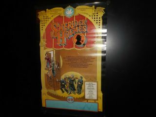 1976 Sherlock Holmes 14 X 22 " Poster Signed By Leonard Nimoy England