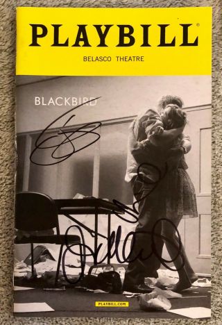 Blackbird Cast Signed Playbill - Michelle William,  Jeff Daniels,  Joe Mantello