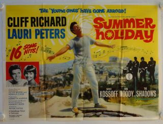 Summer Holiday Release British Quad Movie Poster
