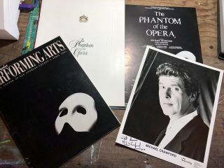 Phantom Of The Opera 89 - 91 Program,  Autograph Michael Crawford Photo Los Angeles
